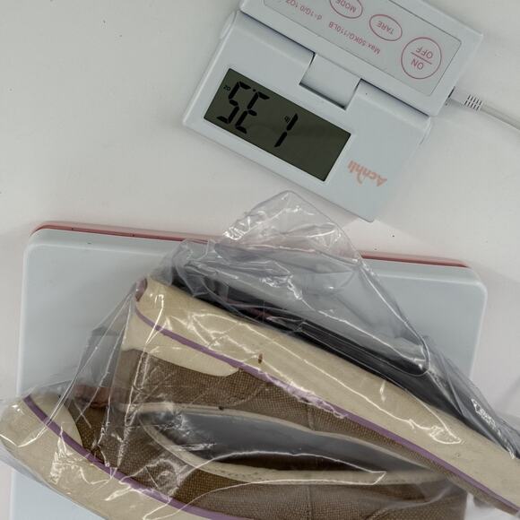 Simple EcoSneaks Hemp Flats Womens Slip On Sz 6.5 Brown Cream Organic Eco Shoes - Picture 11 of 11